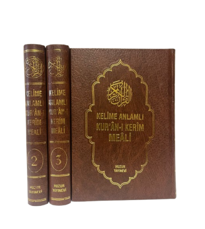 Kelime Anlamlı Kuran-ı Kerim Meali - 3 Cilt